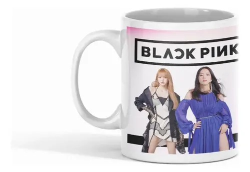 Taza Black Pink Inspirado En Black Pink Blanco