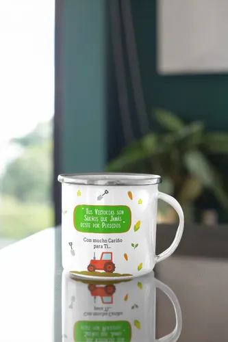 Taza Enlozada Entre Semillas Y Café - Ing. Agrónomo