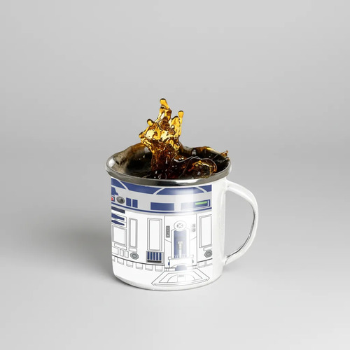 Taza Enlozada R2-d2 - El Héroe Droide Blanco