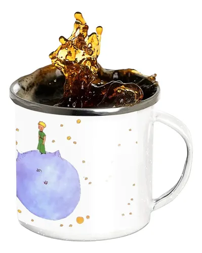 Taza Enlozada Con El Principito En El Desierto Blanco Regalo El Principito