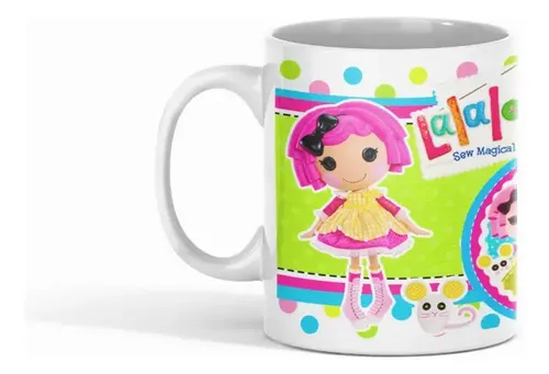 Taza Muñecas Lalaloopsy - Sorpresas Costuradas Blanco
