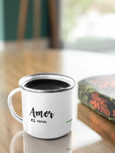Taza Enlozada El Amor Es Uno - Unión Inquebrantable Blanco Regalo El Amor Es Uno