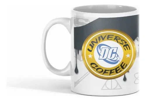 Taza Ilustración Batman Regalo Perfecto Para Fanáticos Blanco