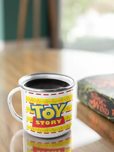 Taza Enlozada Toy Story - Amigos Por Siempre Blanco