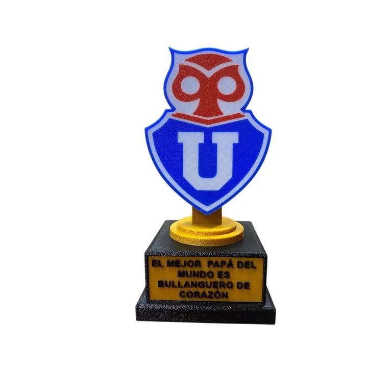 Trofeo Universidad de Chile Mejor Papá Regalo Fútbol Chileno