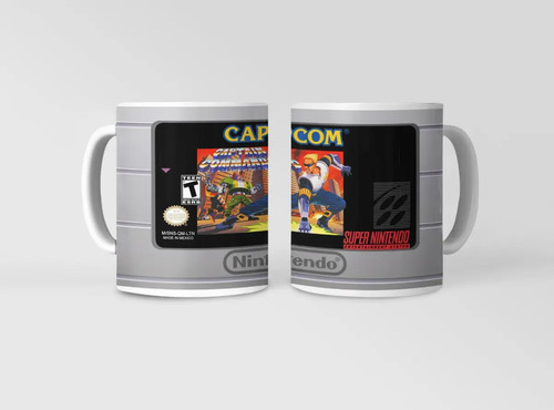 Taza Juegos Retro - Nintendo Clasico Blanco