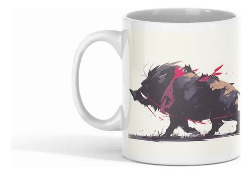 Taza Jabalíes Amorosos ¡familia Y Amor En Cada Taza! Blanco