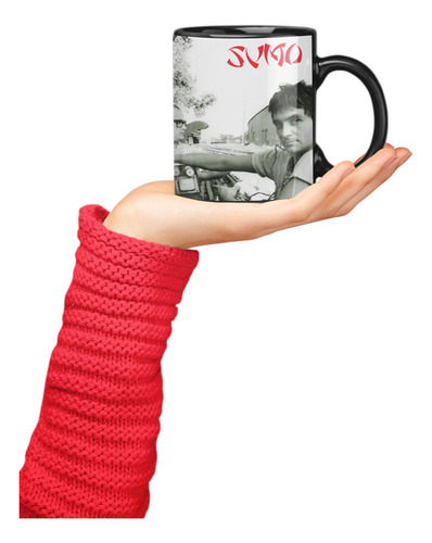 Taza Magica Sumo Luca Prodan Rock Argentino 02 Negro Sumo