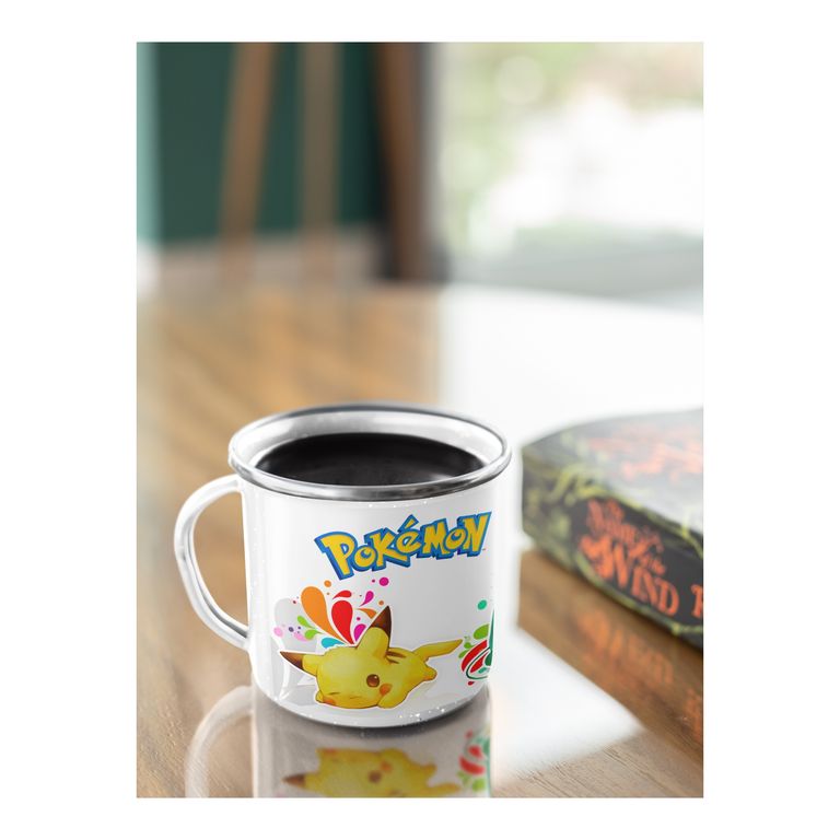 Taza Enlozada Pokémon - Captura y Entrenamiento