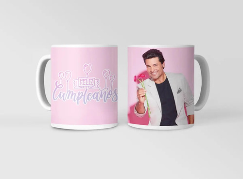 Taza Chayanne Celebra Tu Cumpleaños Con Energía Blanco