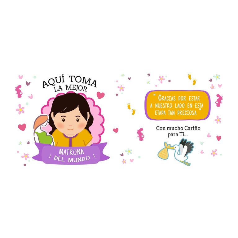 Taza Enlozada Matrona - Vidas Nuevas y Viejos Cafés