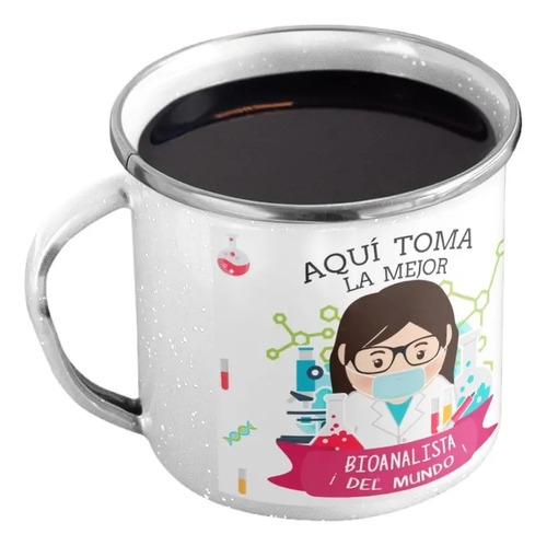 Taza Enlozada Bioanalista - Precisiones Con Café