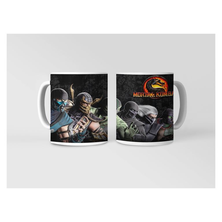 Taza Mortal Kombat Descubre el Guerrero