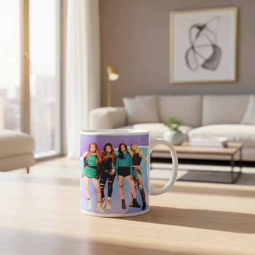 Taza Black Pink - Estilo K-pop Para Todos Blanco
