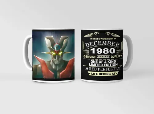Taza Mazinger Z - Poder Robotizado Blanco