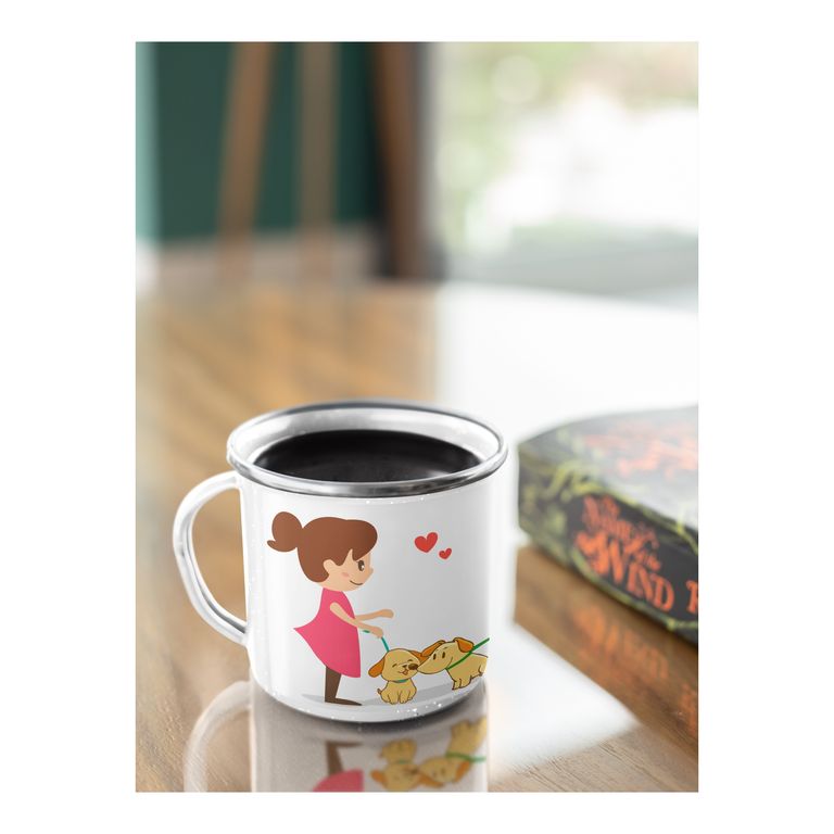 Taza Enlozada Juntos Como Uno - Amor Eterno