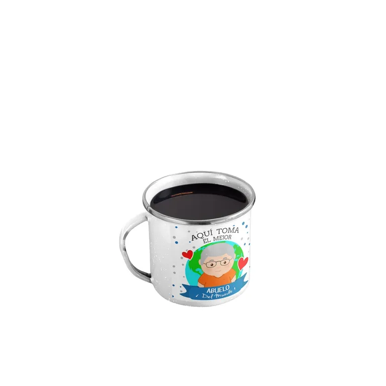 Taza Enlozada Mejor Abuelo del Mundo - Historias y Hazañas