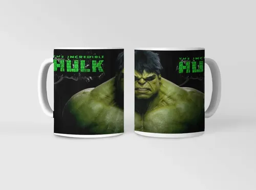 Taza Hulk - Fuerza Desatada Al Calentar Blanco