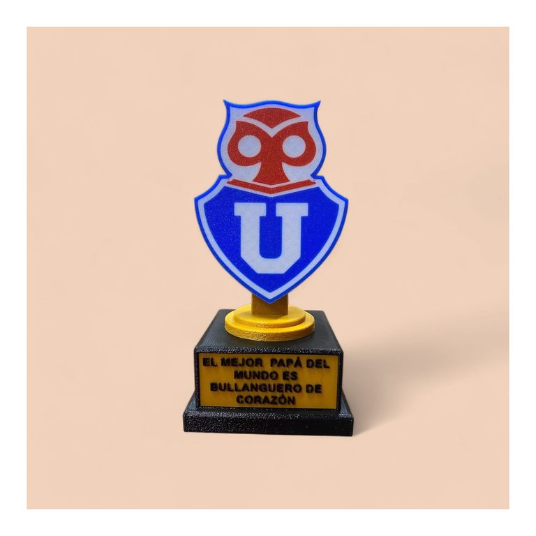 Trofeo Universidad de Chile Mejor Papá Regalo Fútbol Chileno