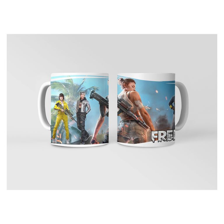 Taza Free Fire - Sobrevivientes y Estrategias