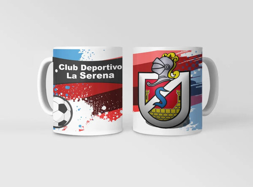 Taza Pasión Serenense - Coraje Granate La Serena Blanco