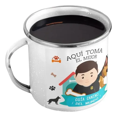 Taza Enlozada Guía Canino - Liderazgo Y Lealtad