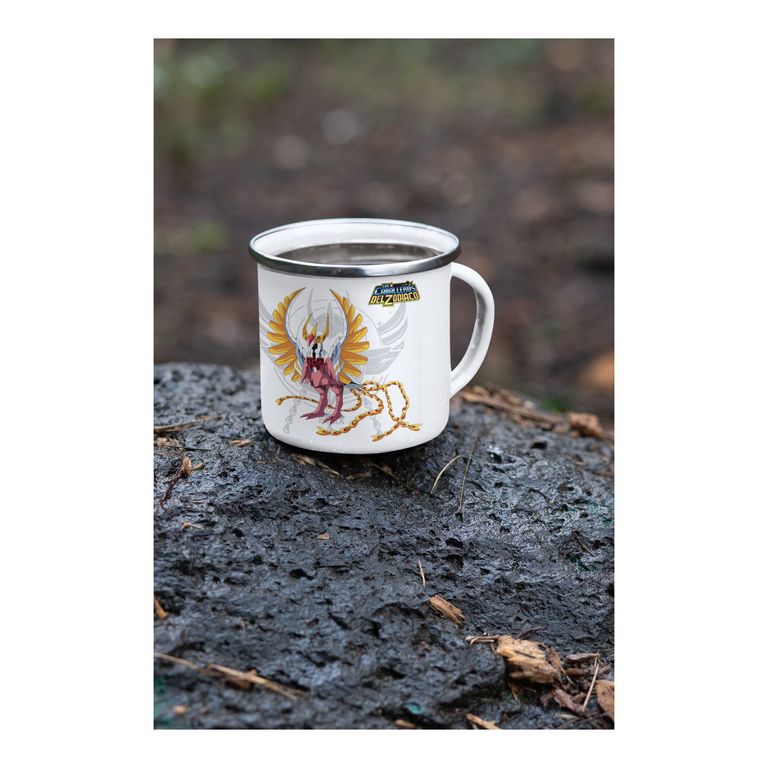 Taza Enlozada Ikki de Fenix - Caballeros del Zodico