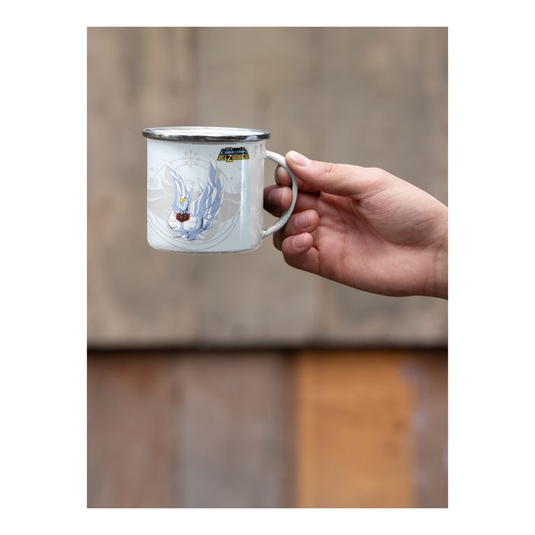 Taza Enlozada Hyoga de Cisne Caballeros del Zodiaco