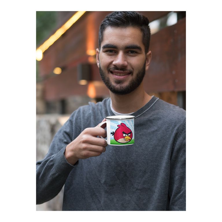 Taza Enlozada Angry Birds - Juego en Vuelo