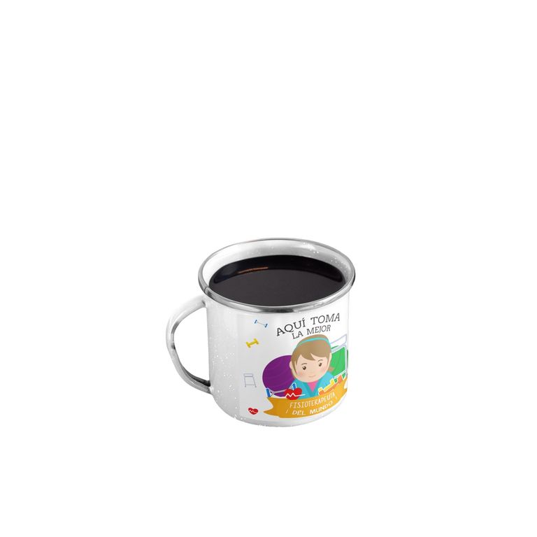 Taza Enlozada Fisioterapeuta - Movimiento y Motivación M