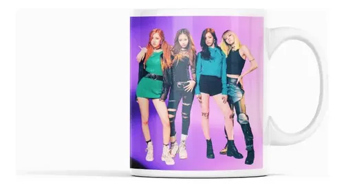 Taza Black Pink Inspirado En El Estilo Kpop Blanco