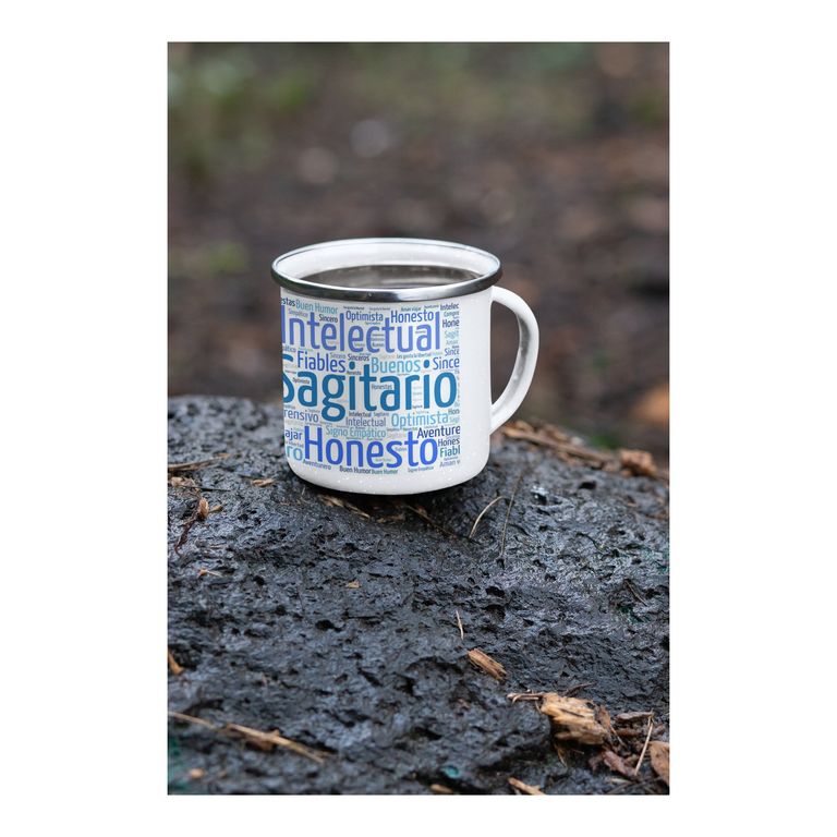 Taza Enlozada Sagitario - Espíritu Libre