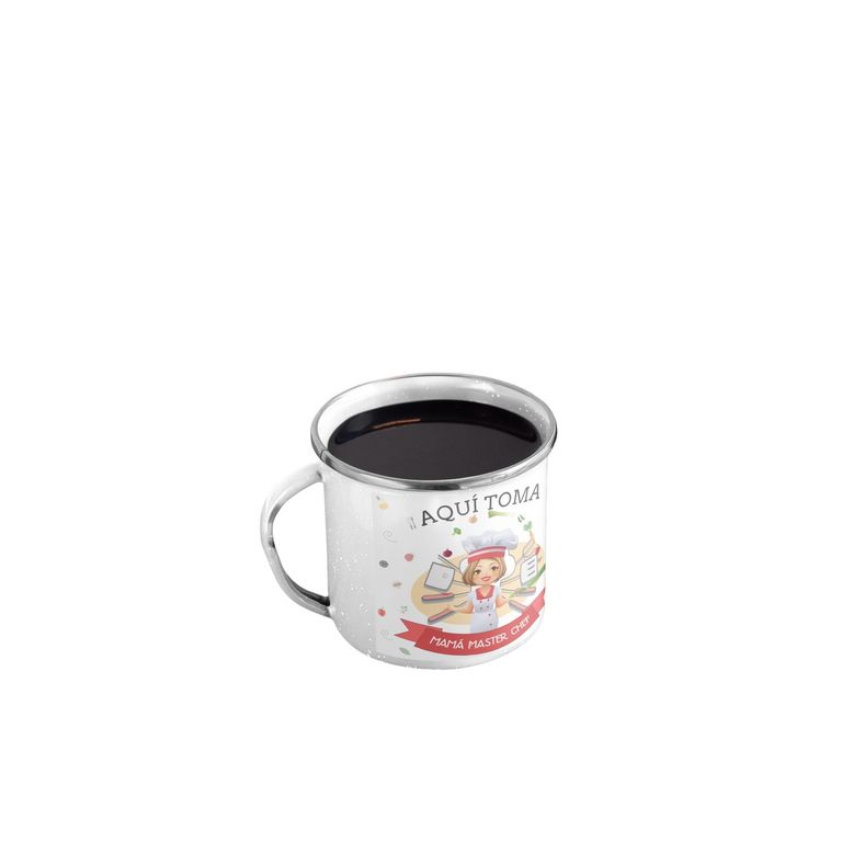 Taza Enlozada Mamá Master Chef - Sabores del Corazón