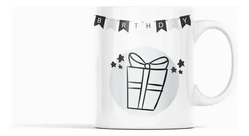 Taza Feliz Cumpleaños Para Tu Día Especial Blanco