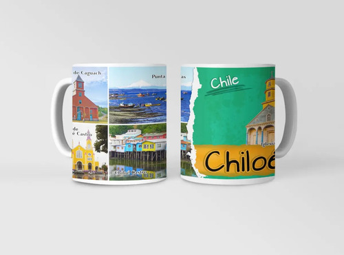 Taza Chiloé - Tradición Y Naturaleza Blanco