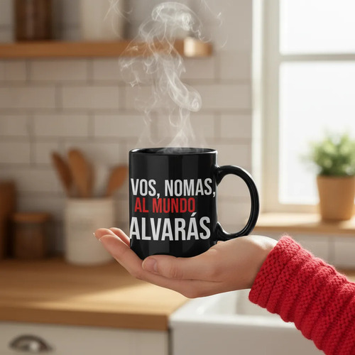 Taza Magica Alma Fuerte Rock Argentino Negro Alma Fuerte Ricardo Iorio