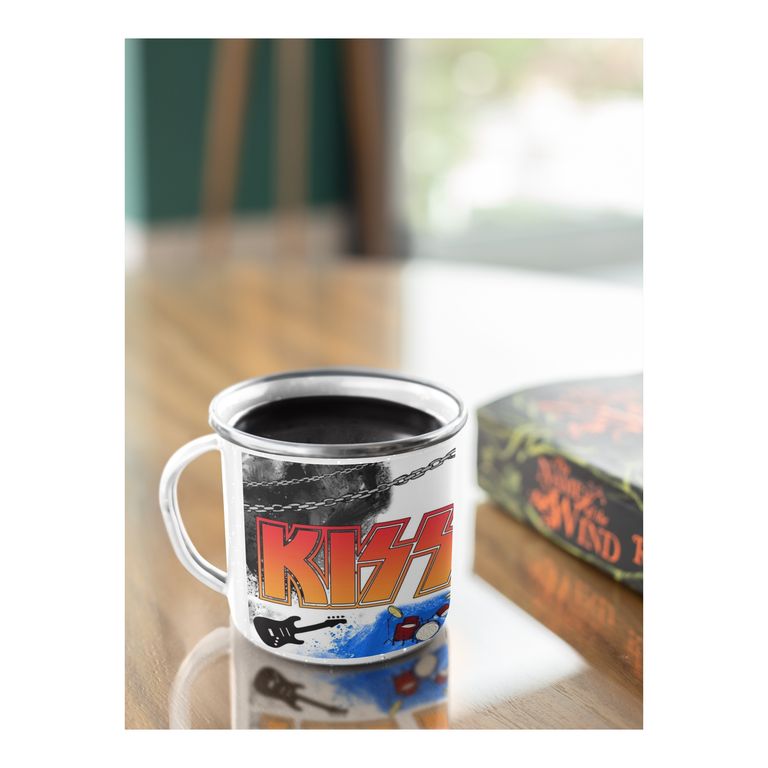 Taza Enlozada Kiss Bandas de Rock