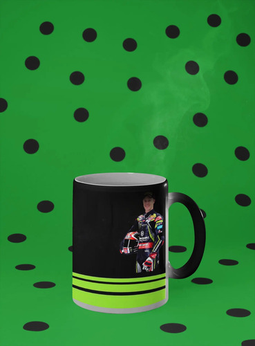 Taza Magica Jonathan Rea Superbikes Sbk Kawasaki Negro Jonathan Rea Superbikes
