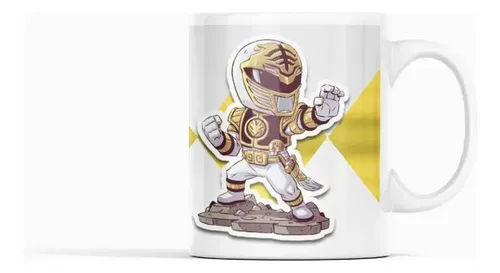 Taza Transformación Y Poder De Los Rangers Tommy Blanco