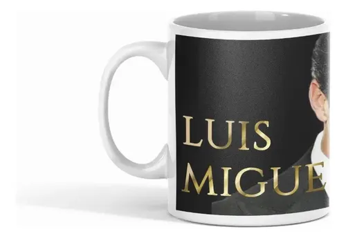 Taza Luis Miguel - Elegancia Que Se Revela Blanco