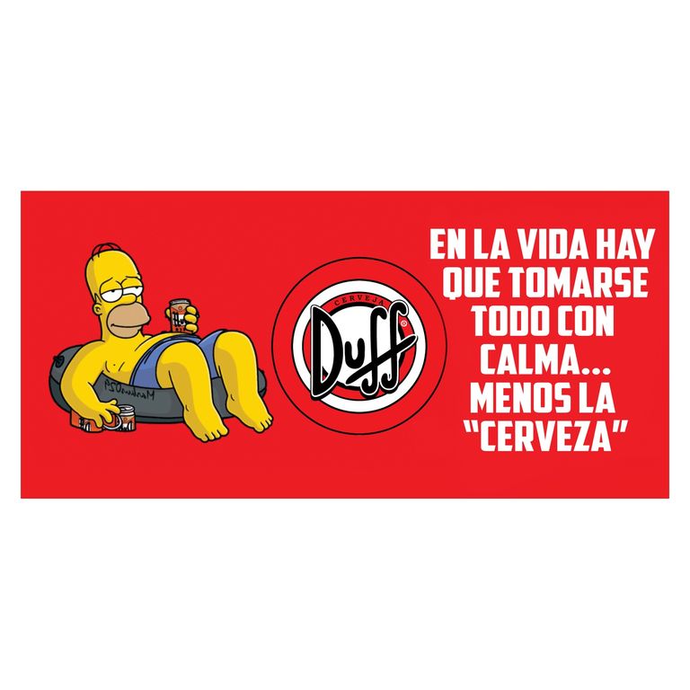 Taza Homer Simpson - Donas y Duff al Calentar
