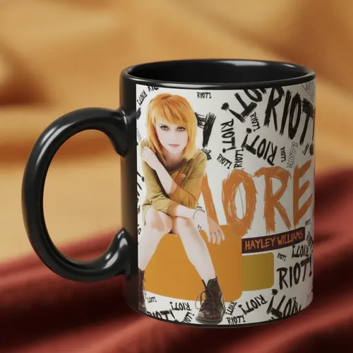 Taza Magica Paramore Bandas De Rock Negro Paramore