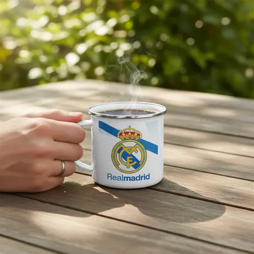 Taza Enlozada Real Madrid - Leyendas Del Fútbol Blanco