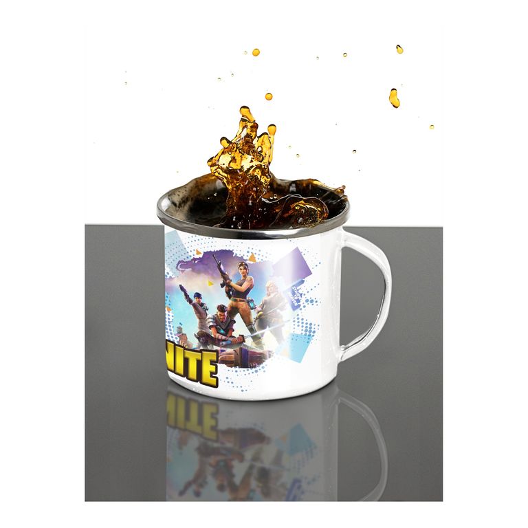 Taza Enlozada Arena de Fortnite - Juega y Conquista