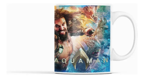 Taza Aquaman - Misterios De Atlantis Revelados Blanco