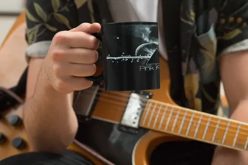 Taza Mágica De Pink Floyd - Bandas De Rock 03 Negro Pink Floyd