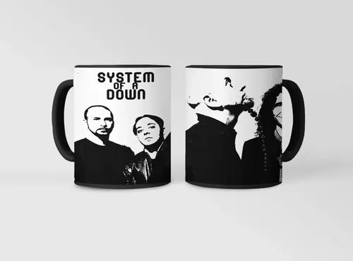 Taza Magica System Of A Down - Bandas De Rock Negro Magica System Of A Down