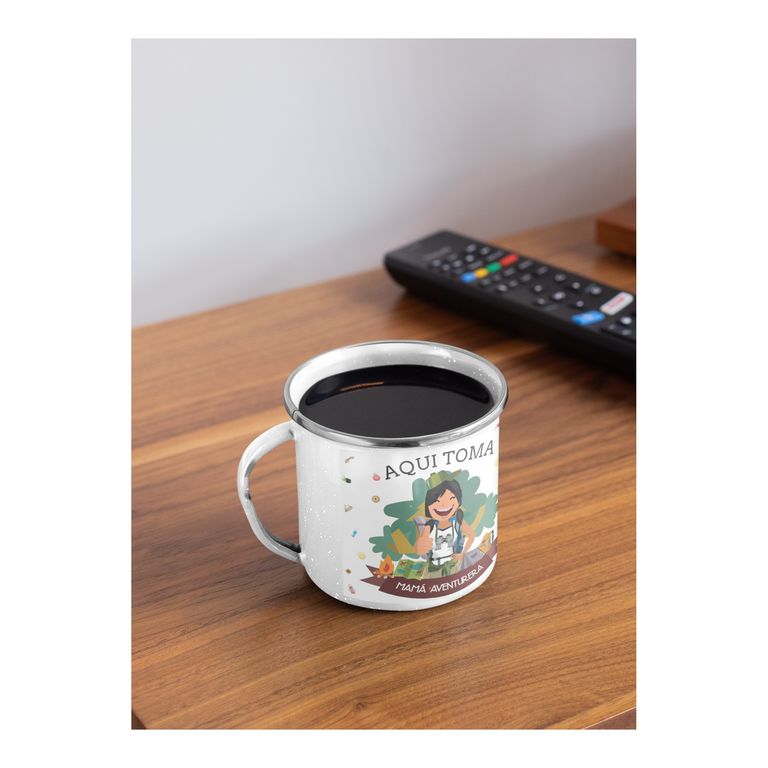 Taza Enlozada Mamá Aventurera - Explora y Sueña