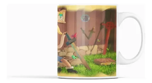 Taza Hora De Aventura Finn Y Jake Blanco