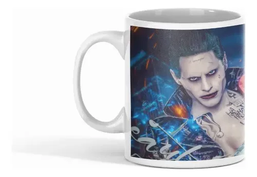 Taza Harley Quinn - Caos Colorido Al Calor Blanco